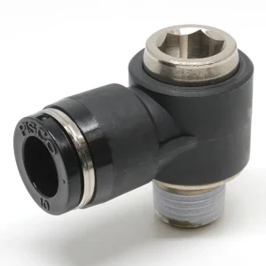 PISCO POL Series one-touch push-in hex-holed banjo fitting
