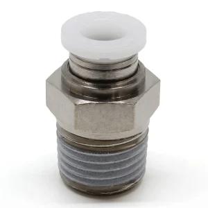 PISCO PC Series one-touch push-in male connector fitting