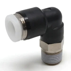 PISCO PL Series one-touch push-in male elbow fitting