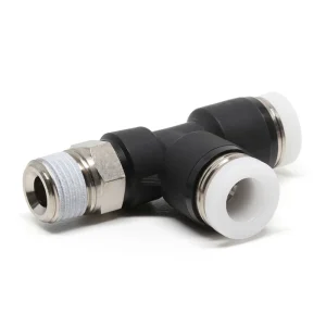 PISCO PD Series one-touch push-in male run tee fitting