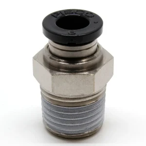PISCO PC Series push-in male connector for 6 mm tube