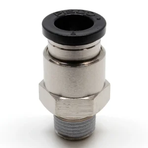 PISCO PC Series push-in male connector for 8 mm tube