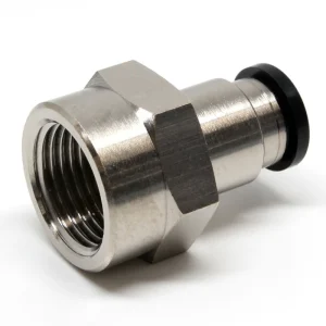 PISCO PCF Series push-in female connector for 8 mm tube