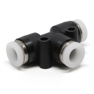 PISCO PE Series push-in union tee for 1/4 inch tube