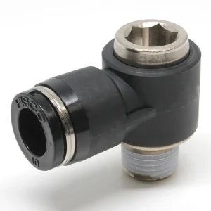 PISCO POL Series push-in hex-holed banjo for 10 mm tube